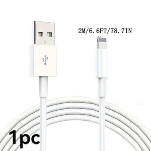 IPhone Charger 6 ft USB Fast Charging Cable For Apple IPhones IPods IPads